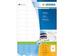 Etikett HERMA premium A4 38,1x21,2(6500) 